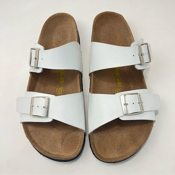 Birkenstock Sydney white slides - Picture 1 of 9